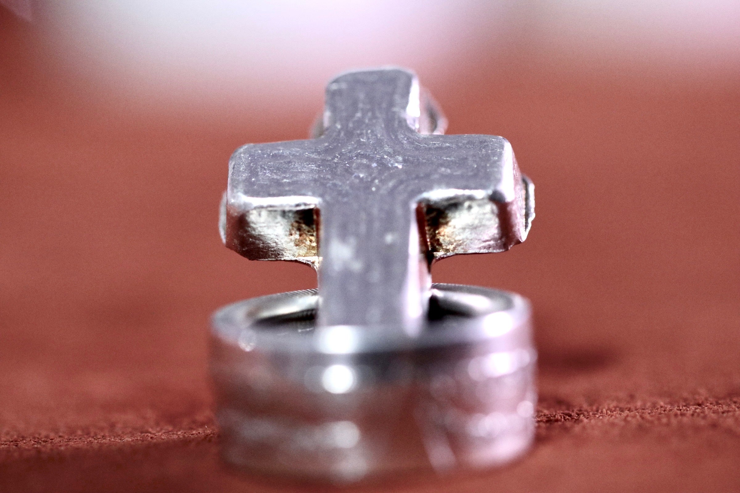 Pocket Cross (Hand Poured .999 Silver)