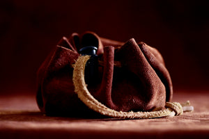 Small Leather Coin Ring Pouch